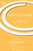 Noel Nouvelet SA choral sheet music cover